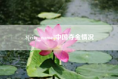 宿州中国夺金情况