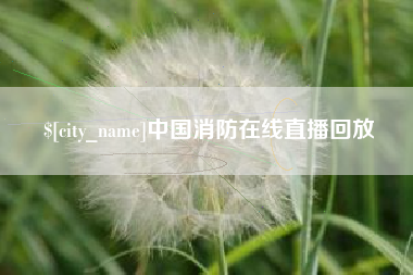 宿州中国消防在线直播回放