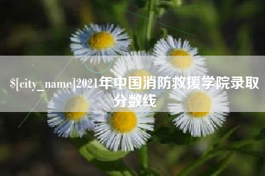 宿州2021年中国消防救援学院录取分数线