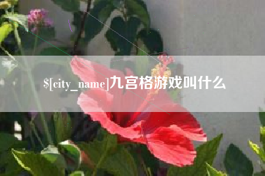宿州九宫格游戏叫什么