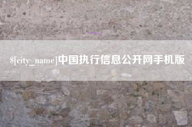 宿州中国执行信息公开网手机版