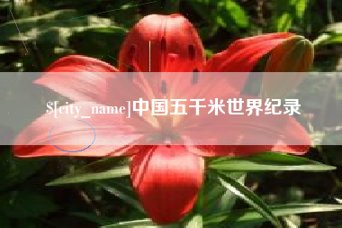 宿州中国五千米世界纪录