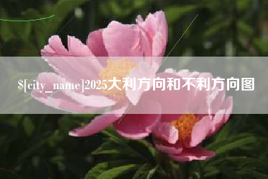 宿州2025大利方向和不利方向图