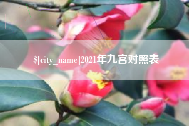 宿州2021年九宫对照表