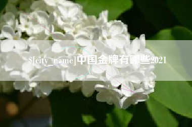 宿州中国金牌有哪些2021